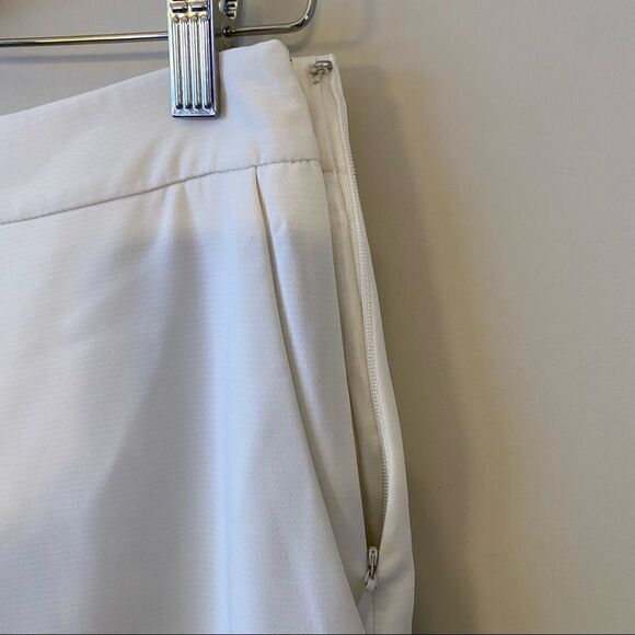 Nwt-le Château High Rise Wide Leg Ivory Trousers (Size:0) - Picture 7 of 11